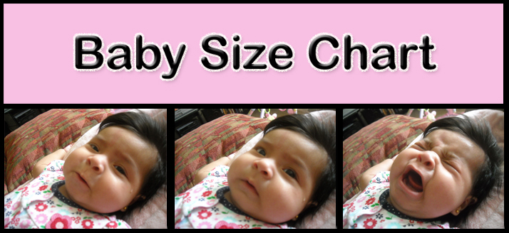 Sewing Size Chart For Babies